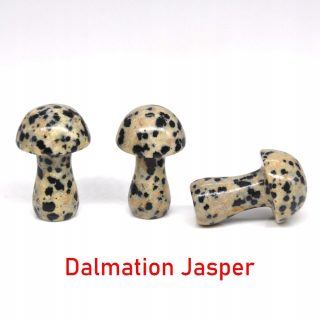 Dalmatínsky štýl Jaspis 10 ks. Mini huby figurína K