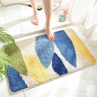 Štýl e 50x80cm Zelené listy vedú rohož do bitky
