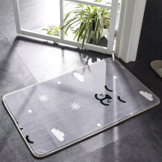 Štýl E 80x120cm Alfombra Black-BI Bath Mat