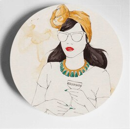 EM15 10 palcov (25,5 cm) v štýle Emma Leonard Wall Plate