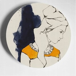 EM24 10 palcov (25,5 cm) v štýle Emma Leonard Wall Plate