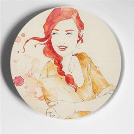 EM25 10 palcov (25,5 cm) v štýle Emma Leonard Wall Plate