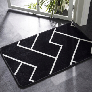 Štýl G 80x120cm Alfombra Black-BI Bath Mat