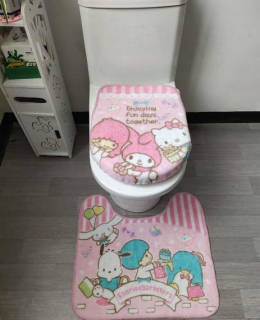 WC doska - Melody Friends Style Plush Kúpeľňa toaleta po