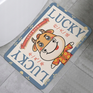 Štýl n 70cmx50cm moderná mäkká rohož s bahnom ok