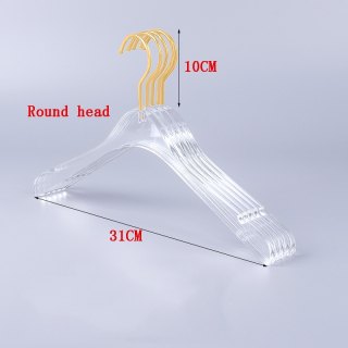 Vešiak - Styl s 15 cm transparentný akrylový vešiak na odevy