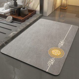 Štýl Xiangyun Gray 50x80cm 2021New Mat łAZ Set
