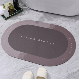 Štýl červený štýl 50x80cm super absorbent rohož