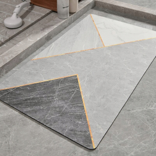 Štýl č. 1 45x70cm Suede Fabric Bath Mat