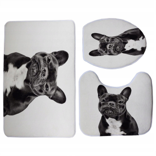 Štýl č. 1 Miracille Lovely Black Bulldog Print