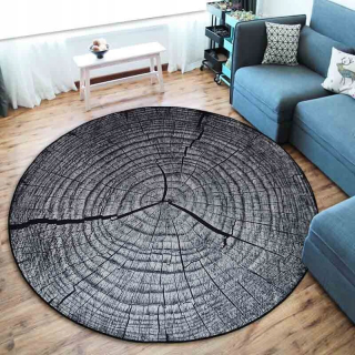 Štýl č. 1104! s priemerom 80 cm podlahového koberca pre