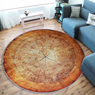 Štýl č. 1106! s priemerom 80 cm podlahového koberca pre