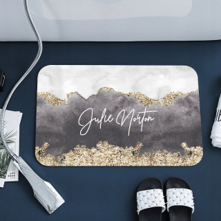 Štýl č. 12 45x70cm Suede Fabric Bath Mat