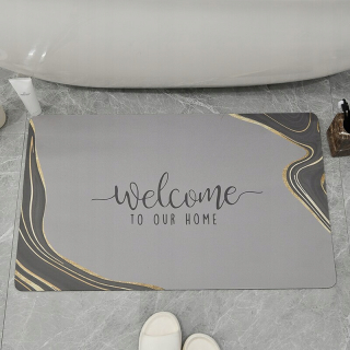 Štýl č. 15 60x90cm Suede Fabric Bath Mat