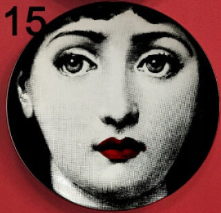 Štýl č. 15 8 palcov Lady Skull Plates Beauty