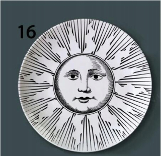 Štýl č. 16! 7 palcov (18,5 cm) vintage lina tvár