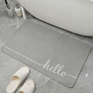 Štýl č. 17 50x80cm Suede Fabric Bath Mat