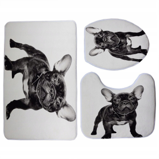 Štýl č. 2 Miracille Lovely Black Bulldog Print