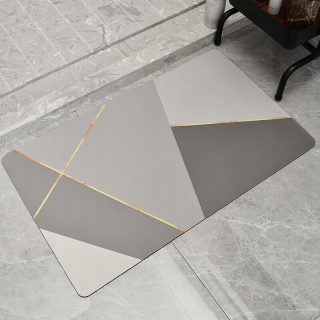 Štýl č. 3 50x80cm Suede Fabric Bath Mat