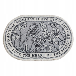 Štýl č. 3 60x90cm Scandinavian Style Oval Mat