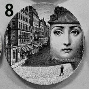 Štýl č. 30 8 palcov Lady Skull Plates Beauty
