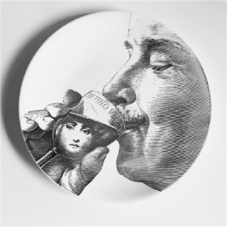 Štýl č. 33 10 palcov Vintage Lady Face Wall Decotions