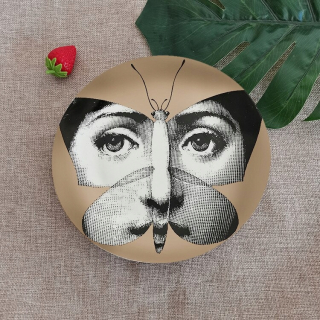 Štýl č. 4 8 palcov nové retro zlaté platne talianske b