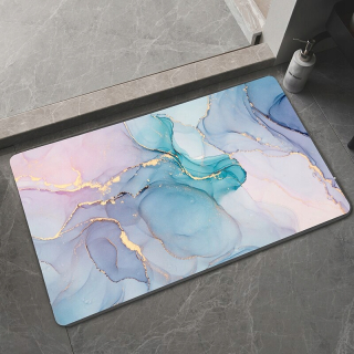 Štýl č. 6 60x90cm Suede Fabric Bath Mat