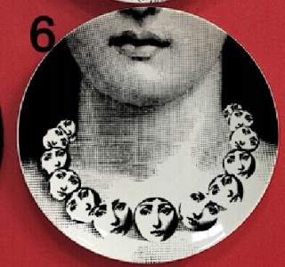 Štýl č. 6 8 palcov Lady Skull Plates Beauty Illustra