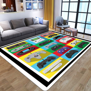 Štýl č. 7 140x200cm Cartoon Kid Games Area Koberce