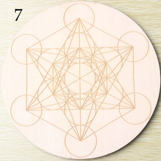 Štýl č. 7 30x30cm cm (1 ks) Drevená sochárska disk