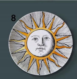 Štýl č. 8 7 palcov (18,5 cm) Vintage Lina Face Decor