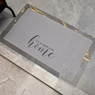 Štýl č. 9 60x90cm Suede Fabric Bath Mat