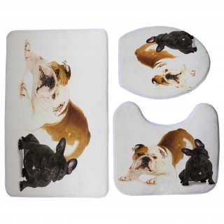 Štýl č. 9 Miracille Lovely Black Bulldog Print