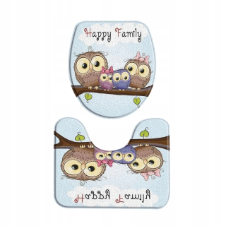 Mat set style 8746J 45x75cm-3 ks 3D Fu set