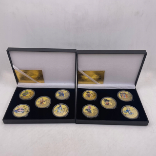 Set štýl mincí 31 Horúce japonské vzory zvierat