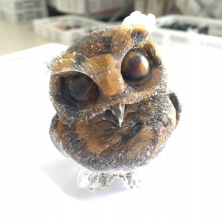 Žltý štýl Tiger Eye 1pc prírodný kryštál
