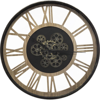 Hodiny - Štýlový Big Clock pre Salon Kuchyňa Bureau Black