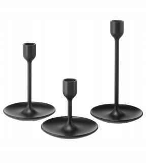 Ikea kovový svietnik 20 cm