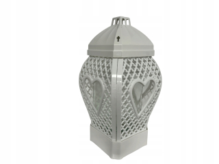 Sviečka Glamour heart, čierna, 30 cm
