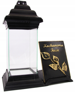 Sviečka so stojanom pre Milého ocka, lampáš pre tatínka