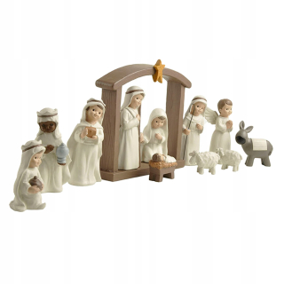 Vianočný betlehem, veniec dekorácia - Slávnostné betlehem socha figúrky, miniatúry