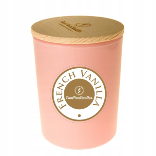 Sviečka - VANILKA sójová vonná sviečka Pom Pom Candles