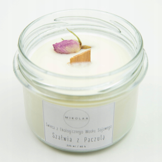 Scéna Sviečka Sójová šalvia a patchouli Mikolaa 1 pc.