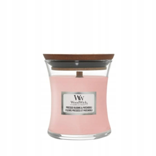 Tradičné sviečky lisované kvety a patchouli Woodwick 1 pc.