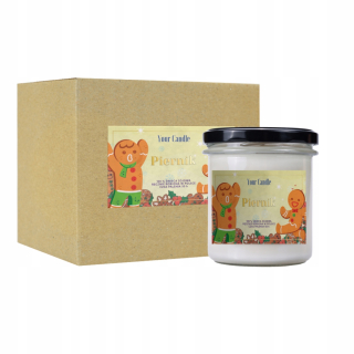 Sviečka sójovej sójovej sviečky perník 300 ml - vaša sviečka
