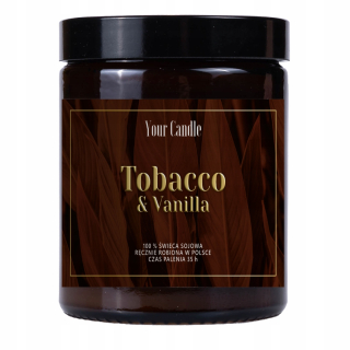 Sviečka sójová sviečka a vanilla vaša sviečka
