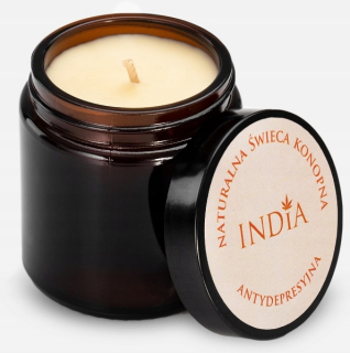 Tradičná sviečka sójová patchoul India Cosmetics 1 ks.
