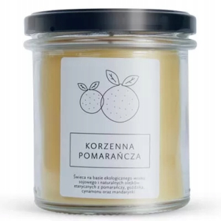 Sójová sviečka koreň oranžová hagi kozmetika
