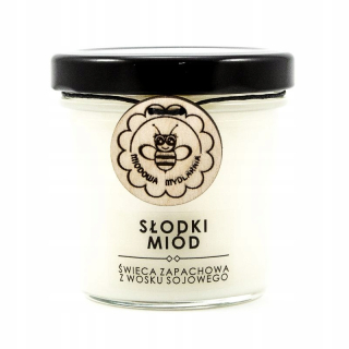 Tradičná sójová sviečka sladká med Honey Mydlarnia 1 ks.